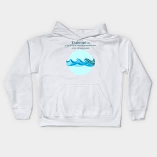 Loving The Sea Kids Hoodie